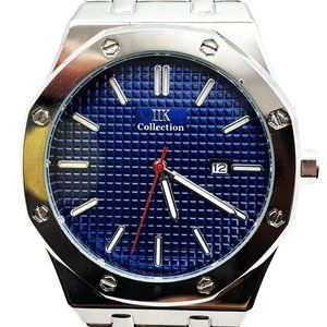 Luxury Quartz Men's Fashion Watch Blue Dial